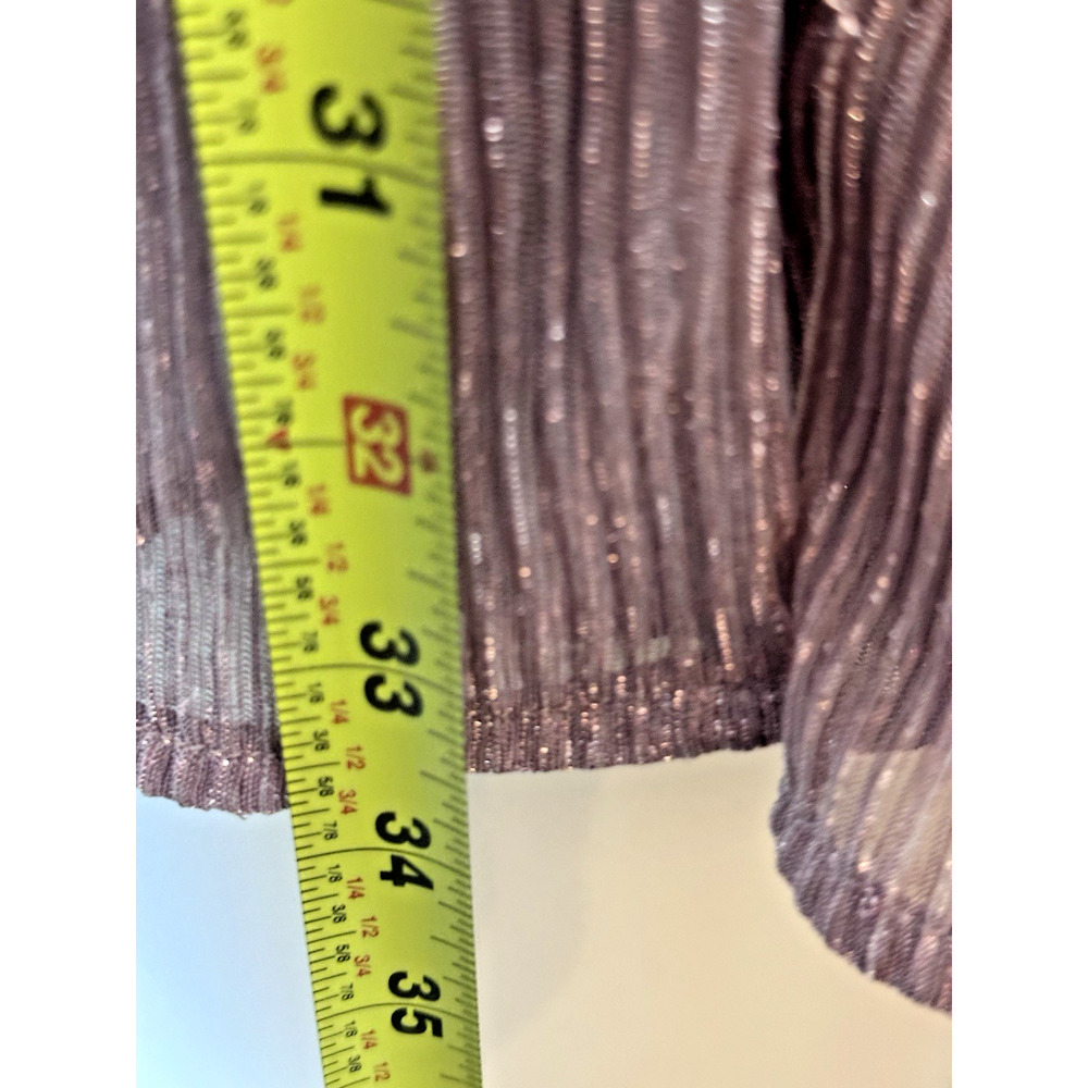 Paradiso Romper Womens Large Pink Shimmer Pockets Balloon Tie Retrofete Inspired - Picture 10 of 10